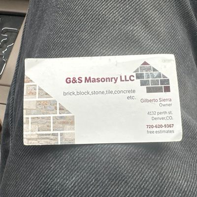 Avatar for G&S masonry LLC