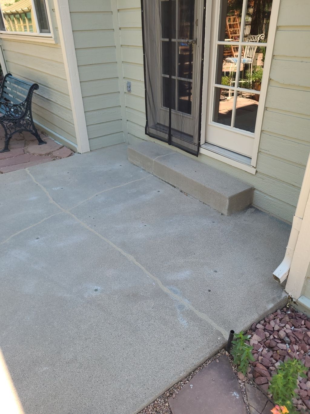 Concrete leveling with PolyLevel Foam was the perf