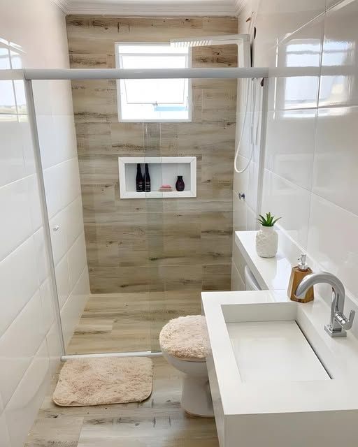 BATH REMODEL WITH WALL TILE