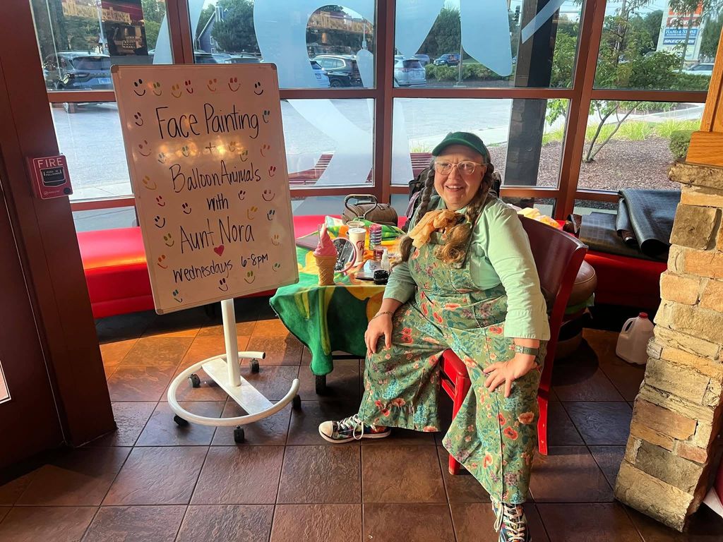 face painting for Red Robin restaurant 