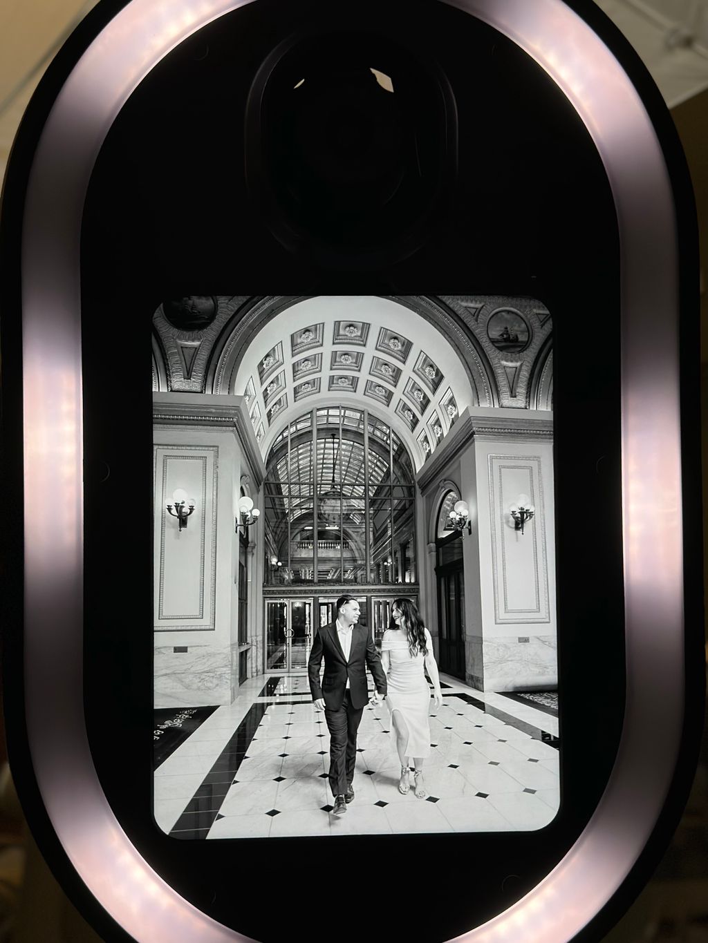 Custom Tap To Start Screen for Wedding