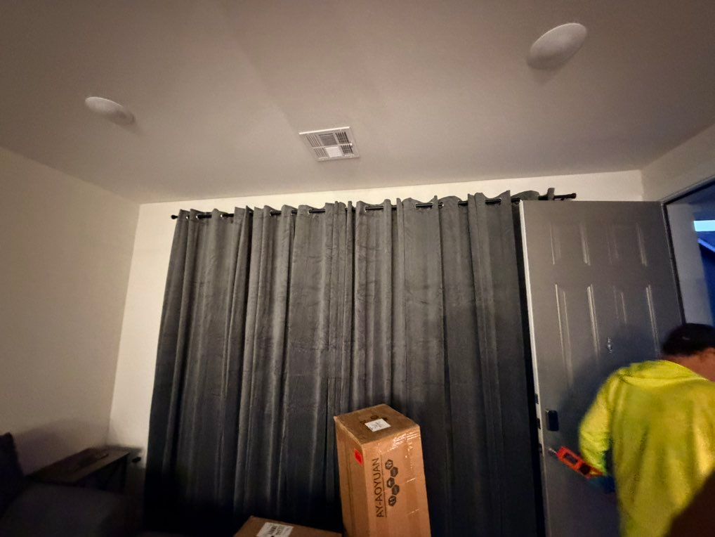 AFTER Curtain Install