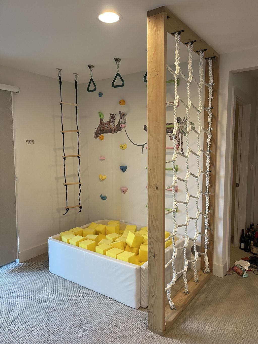 A custom-designed play area tailored to the room l