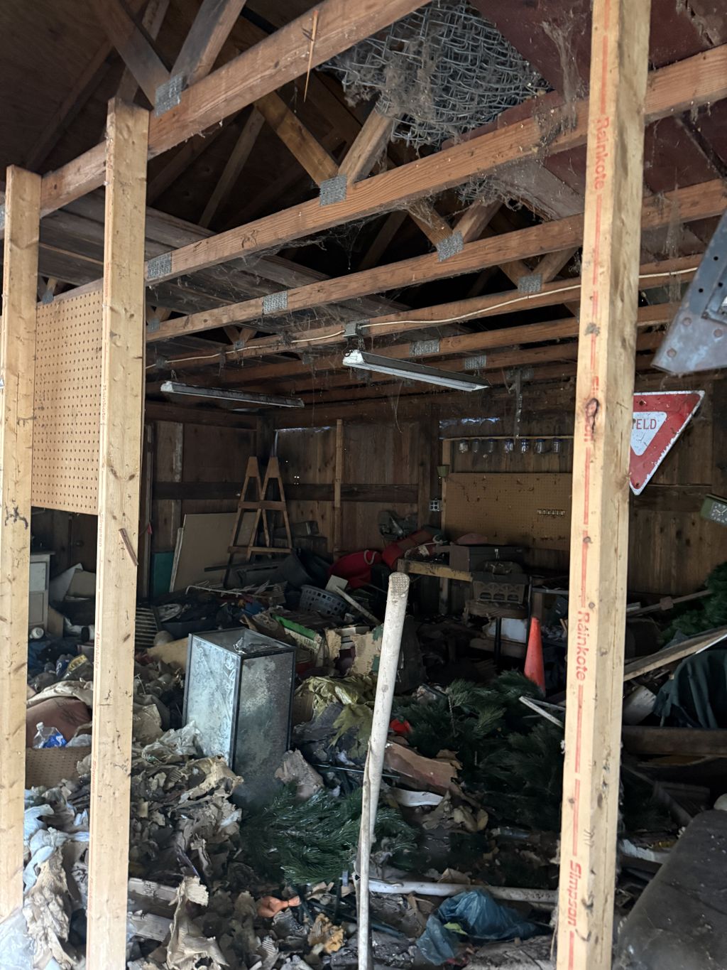 before garage clean out 