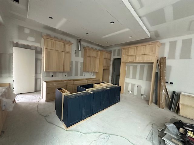 inititial cabinet install