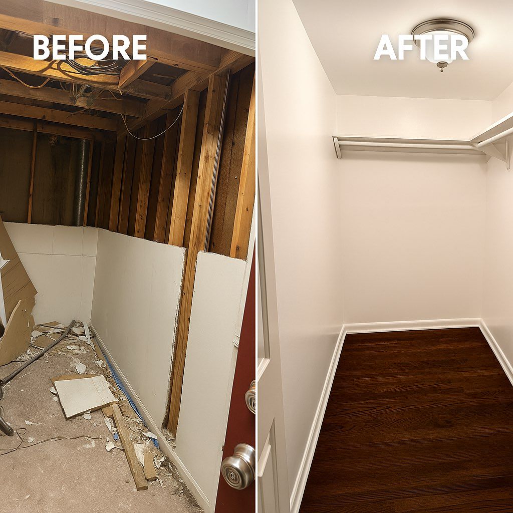 When a water leak damages your walk-in closet Penn