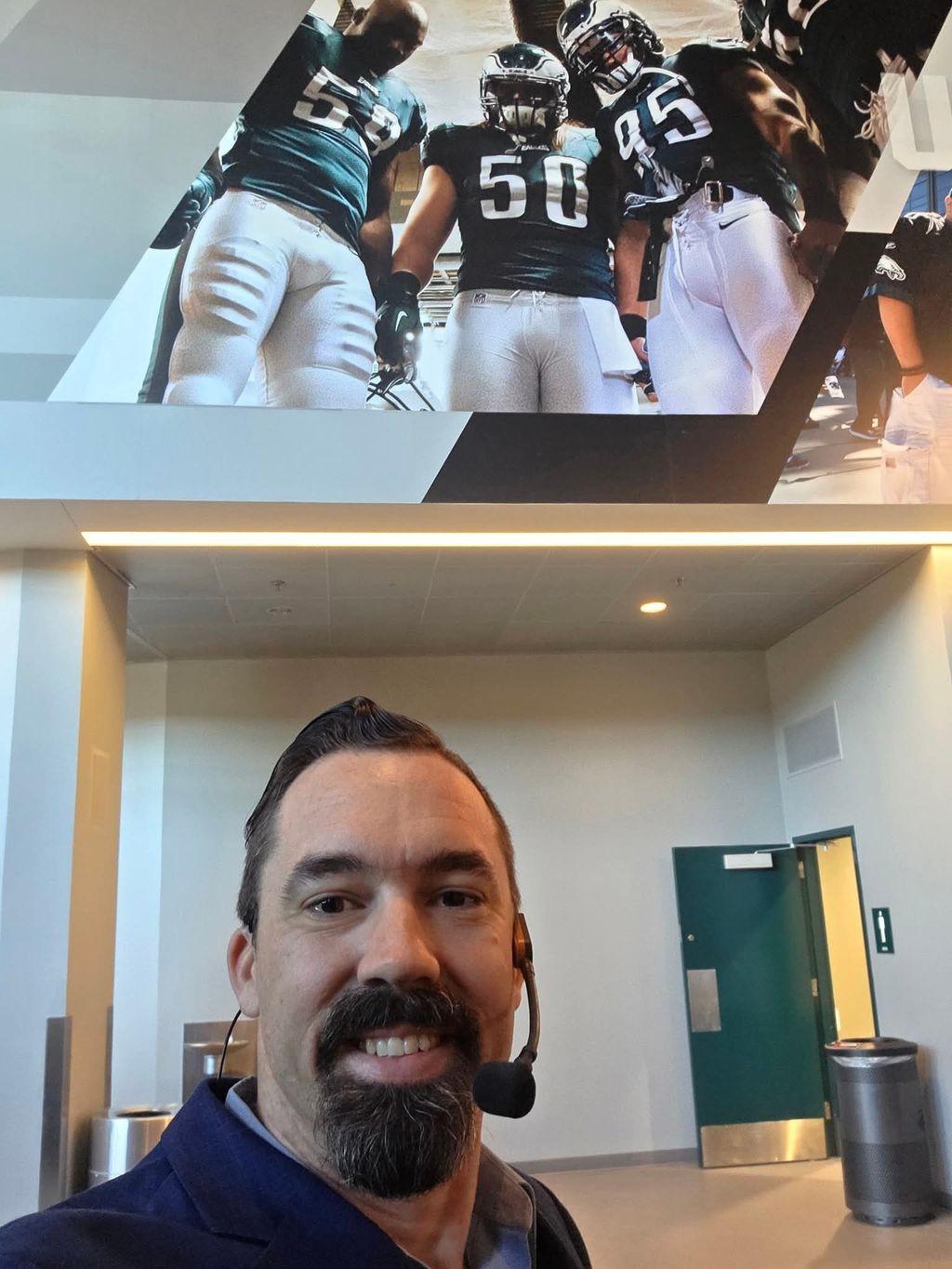 Speaking at Philadelphia Eagles stadium 