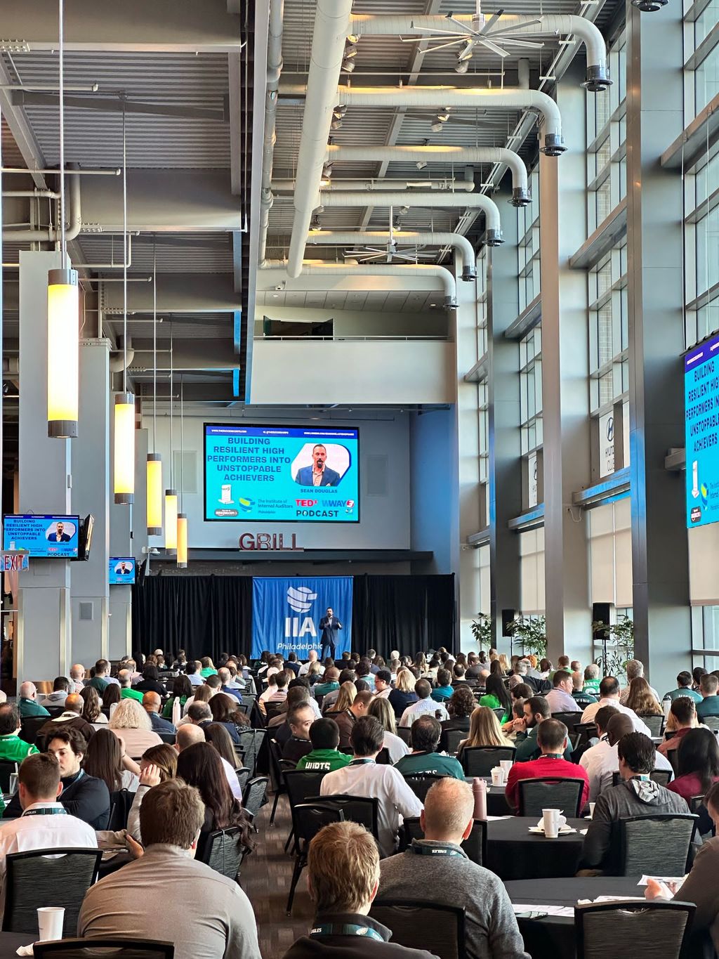 Speaking at Philadelphia Eagles stadium
