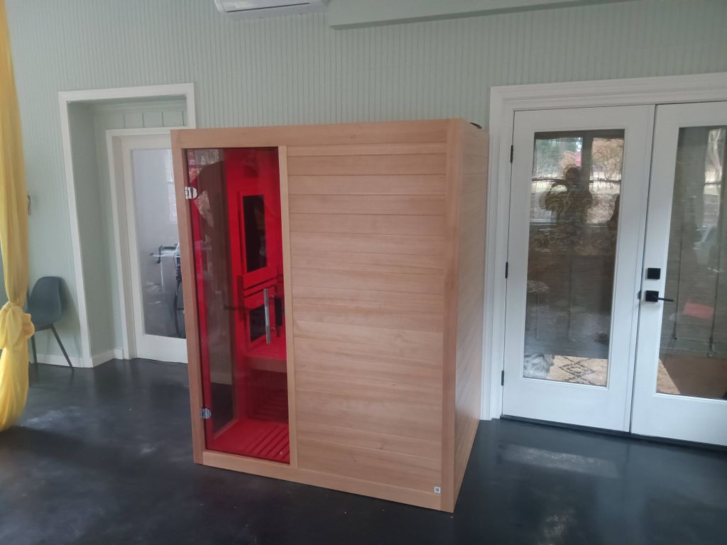 After Sauna installation
