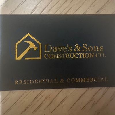 Avatar for Dave’s & Son’s Construction Co