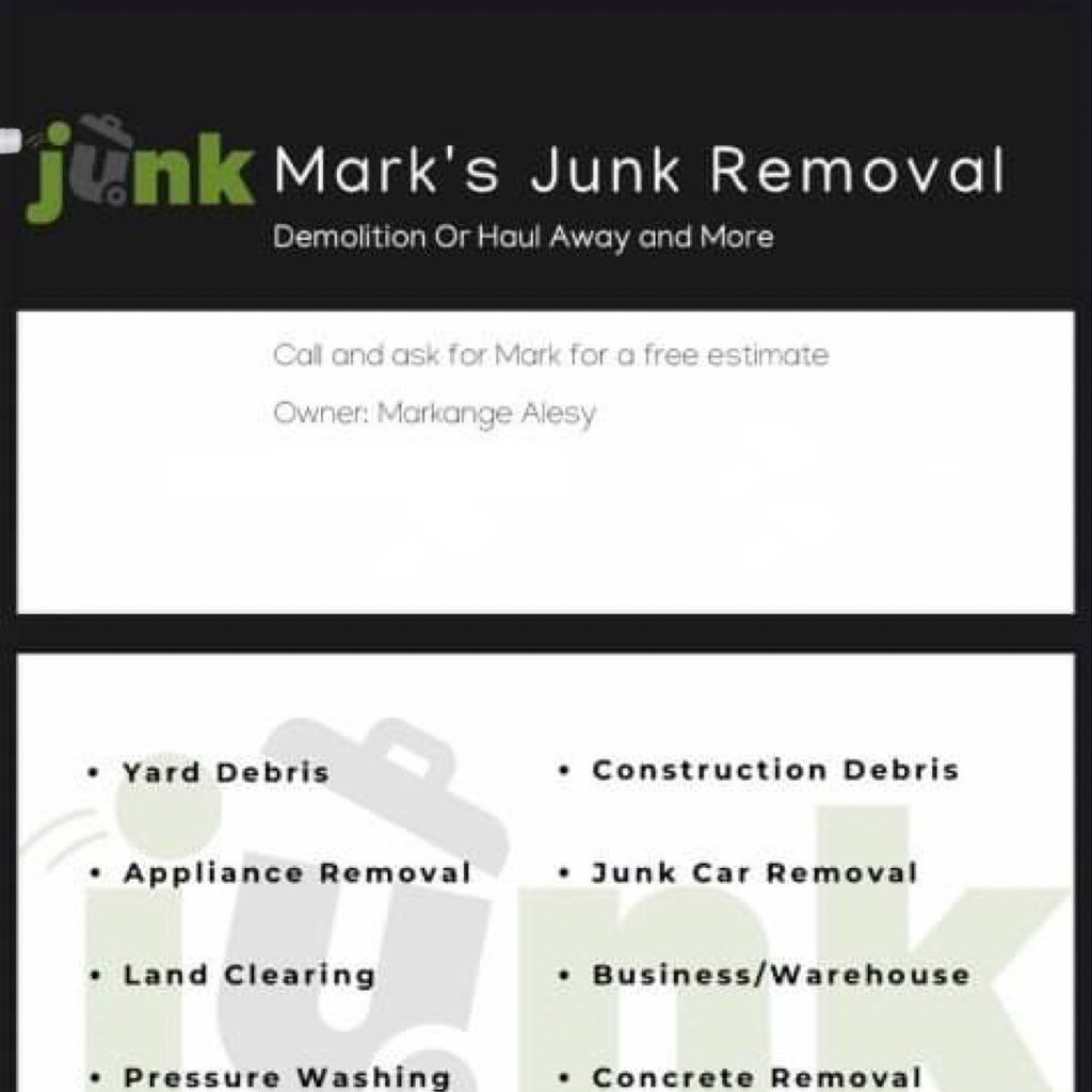 Marks junk removal & excavation / demolition