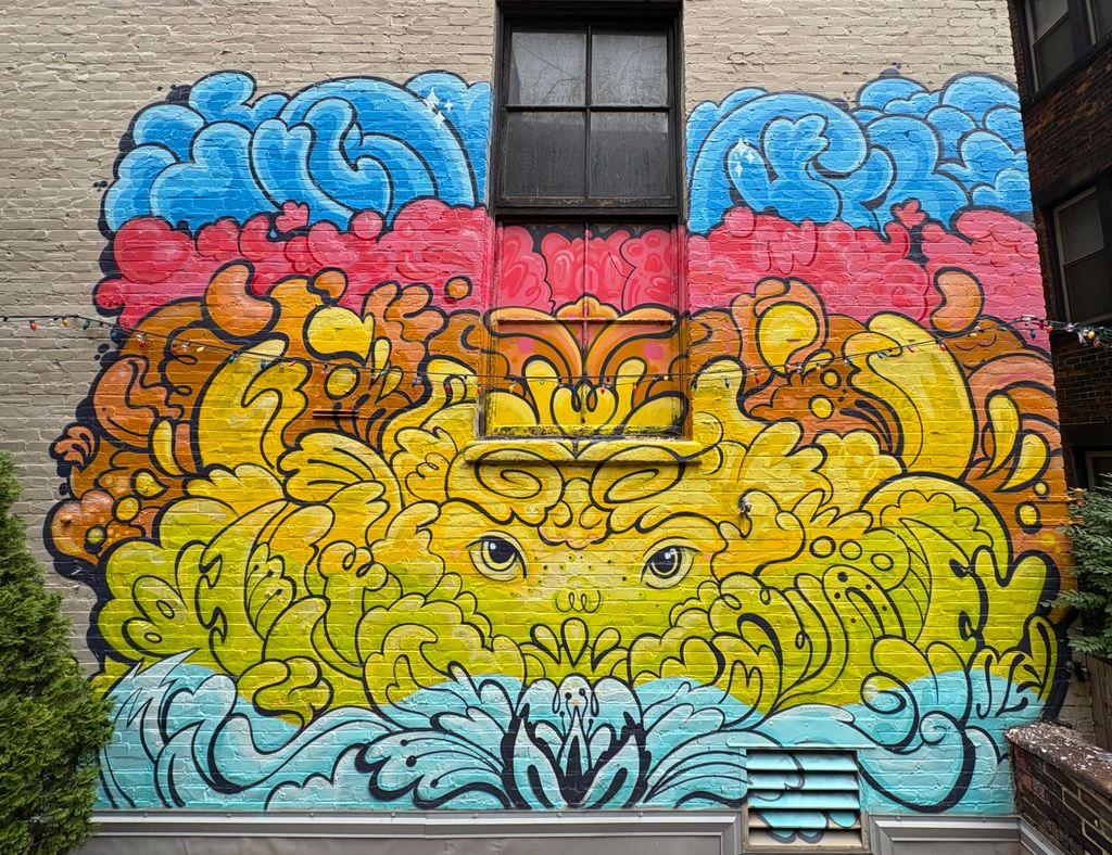 Gibson Lofts free-style piece.