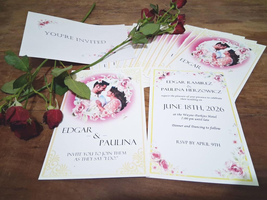 Full wedding invitation suites- 100 invites starti