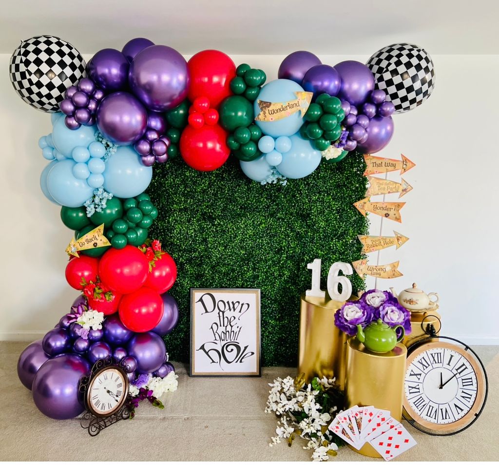 Alice in Wonderland Themed Bday