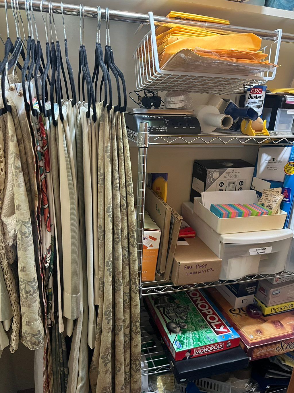 Utilizing an existing closet, client needed to max