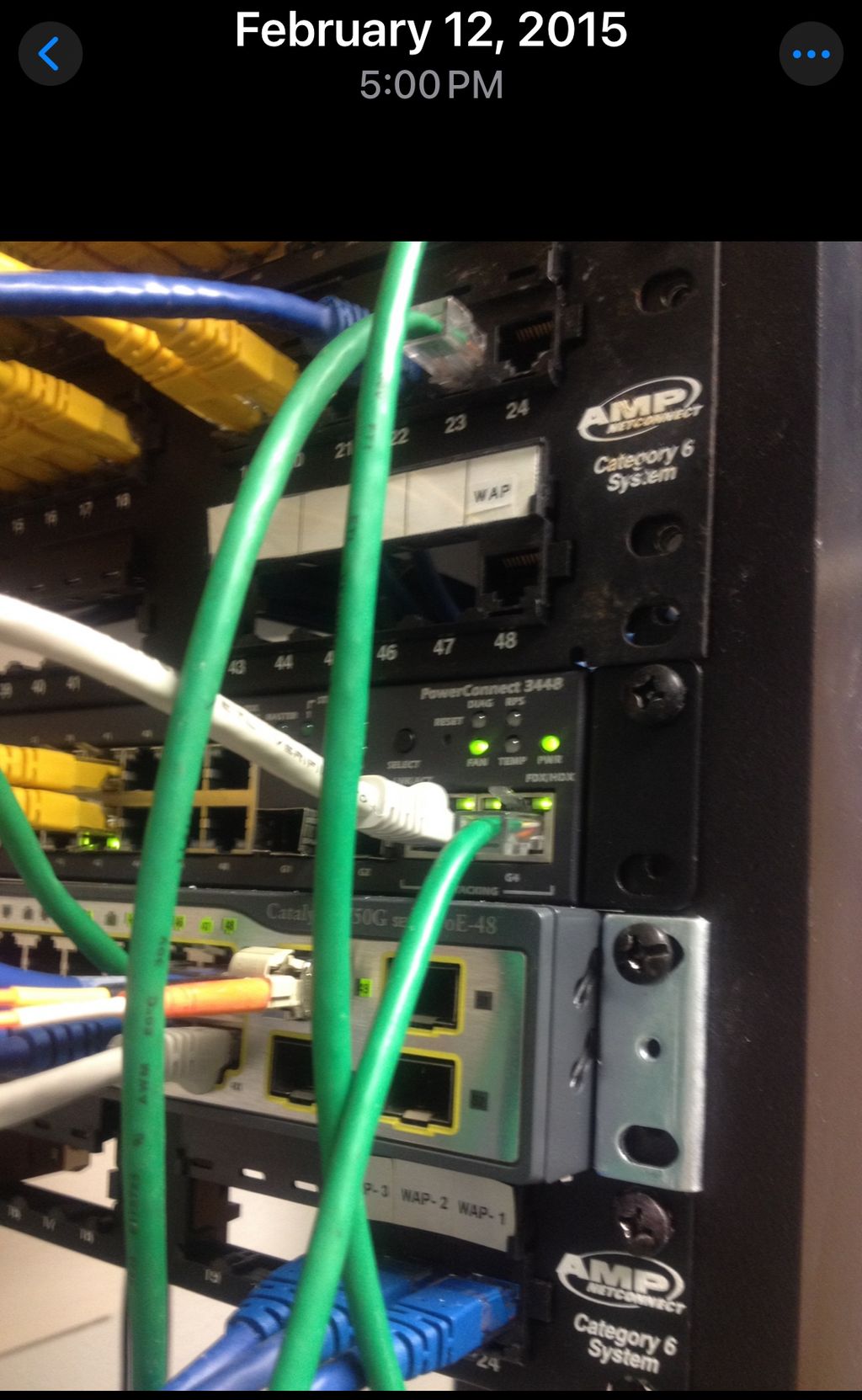 Campus Server Room Network Switch