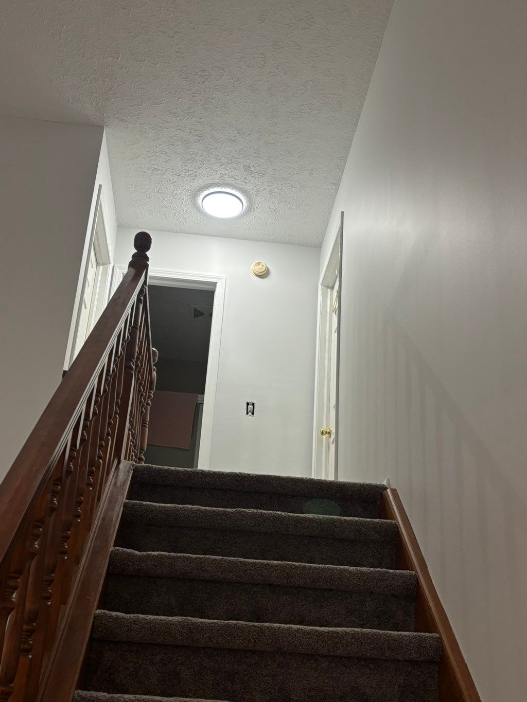 Finished interior ceiling, And stairwell, Duration