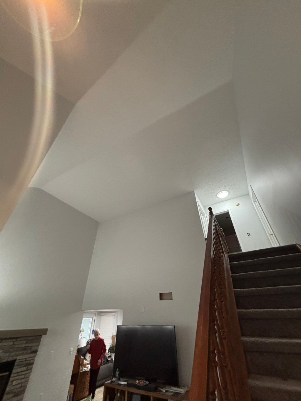 Finished interior painting, Ceilings, And walls fl