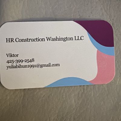 Avatar for HR Washington Construchon LLS