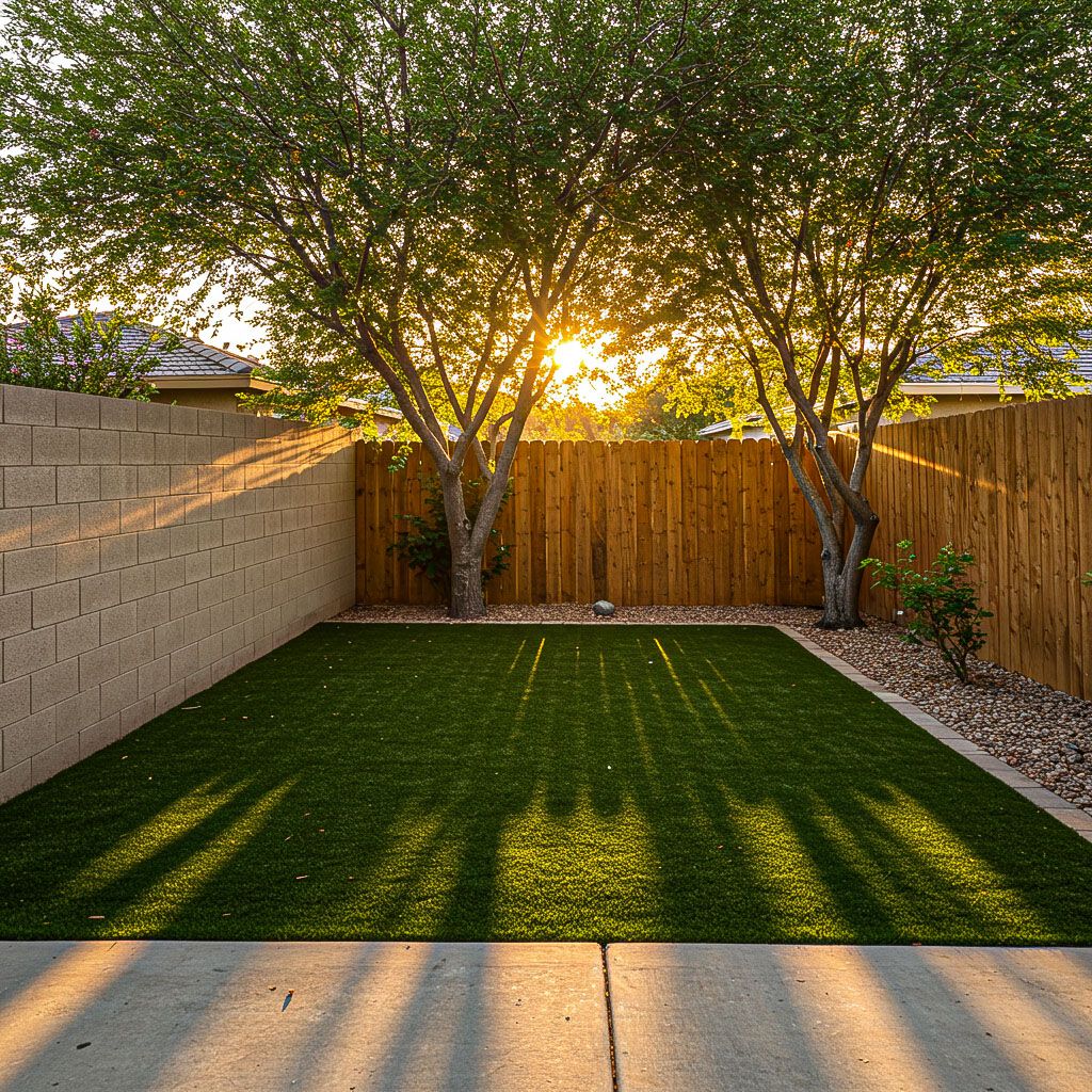 Professional turf installation creating a clean, s