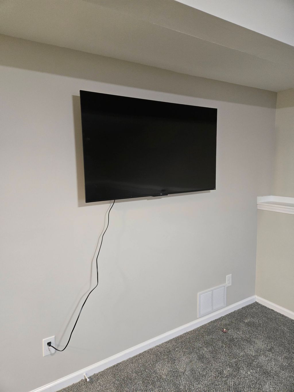 TV mount installation 