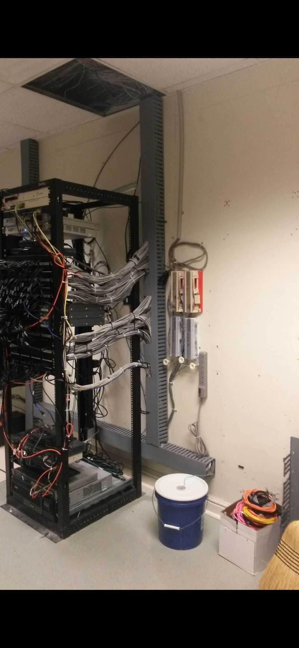 network cable clean up after pic