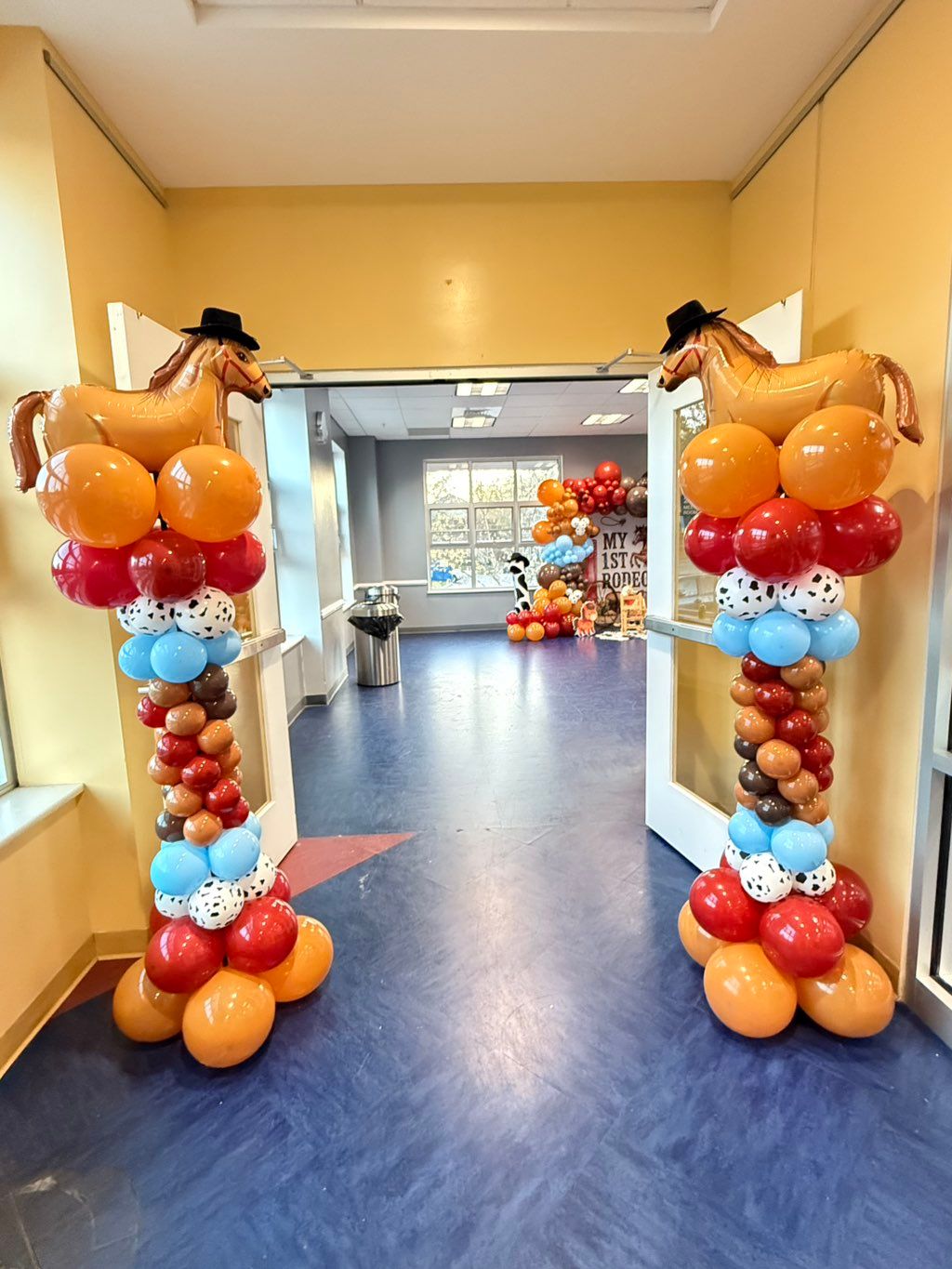 Rodeo entrance towers!