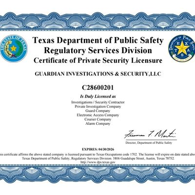 Avatar for Guardian Investigations & Security LLC