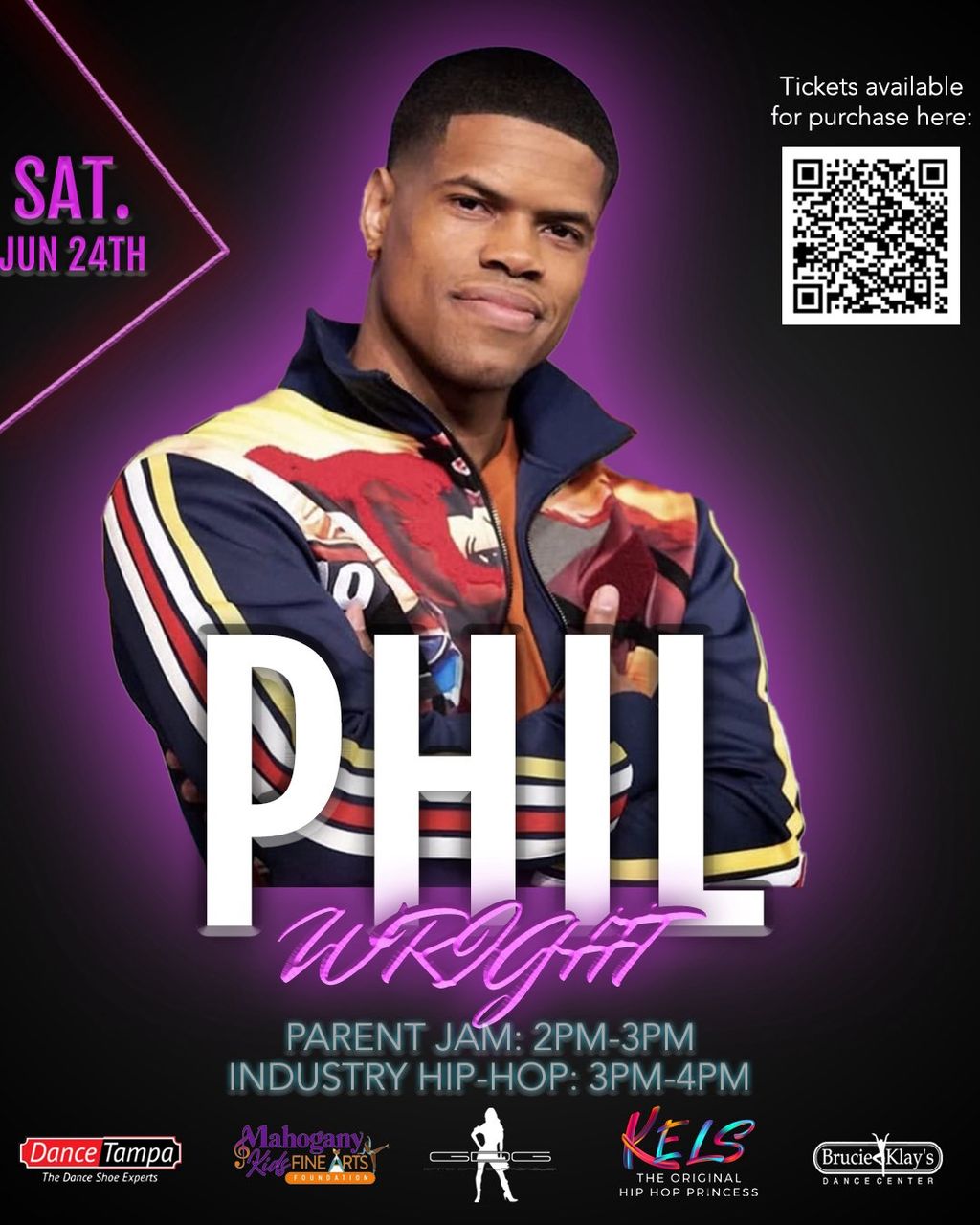 Promotional flyer for Disney Channel choreographer