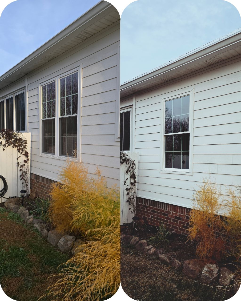 from double to single window for more room on the 