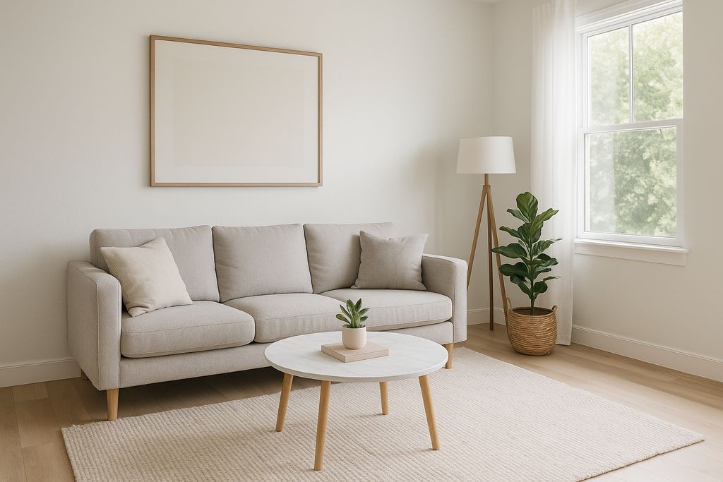 Living room refreshed and detailed.