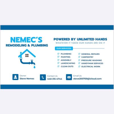 Avatar for Nemec’s remodeling & plumbing