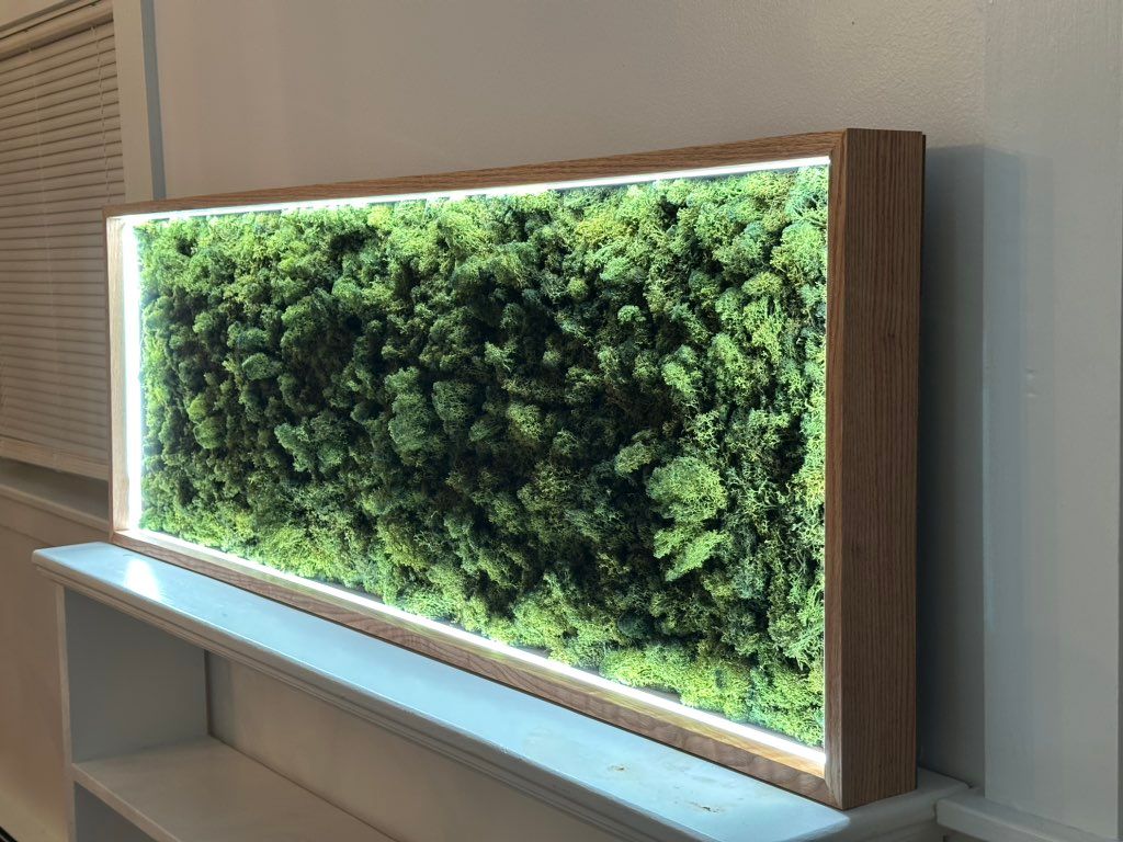 beautiful oak and natural moss, and 6 hours of wor