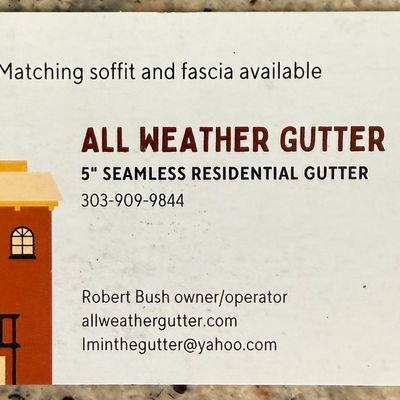 Avatar for All Weather Gutters Inc