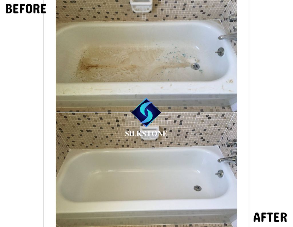 Silkstone Bathtub Before and After