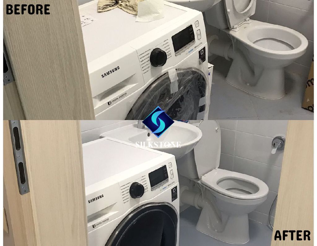 Silkstone Laundry Before and After