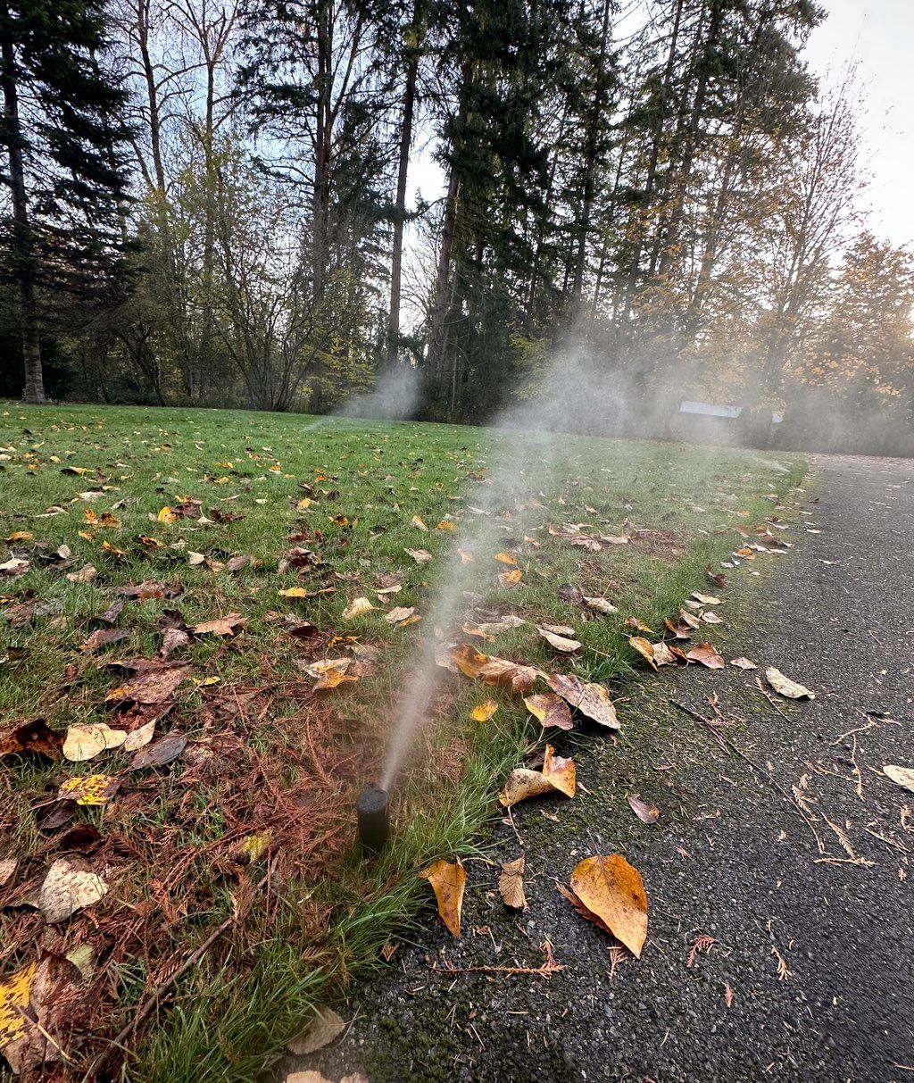 Sprinkler System Winterization. 