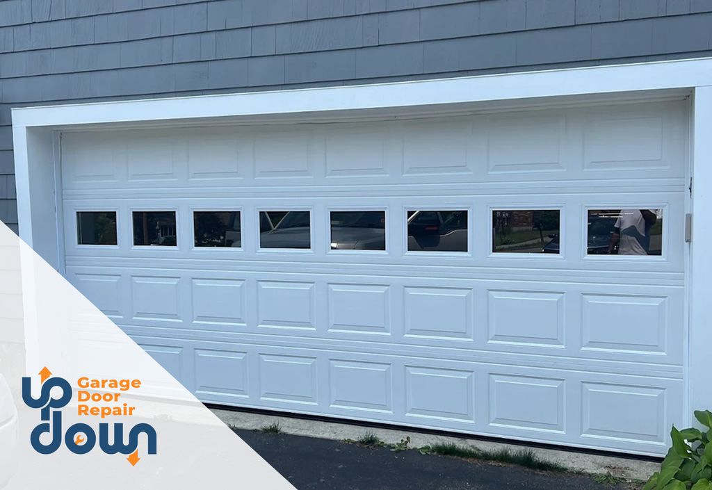 Completed 16'x7' Insulated Garage Door With Window