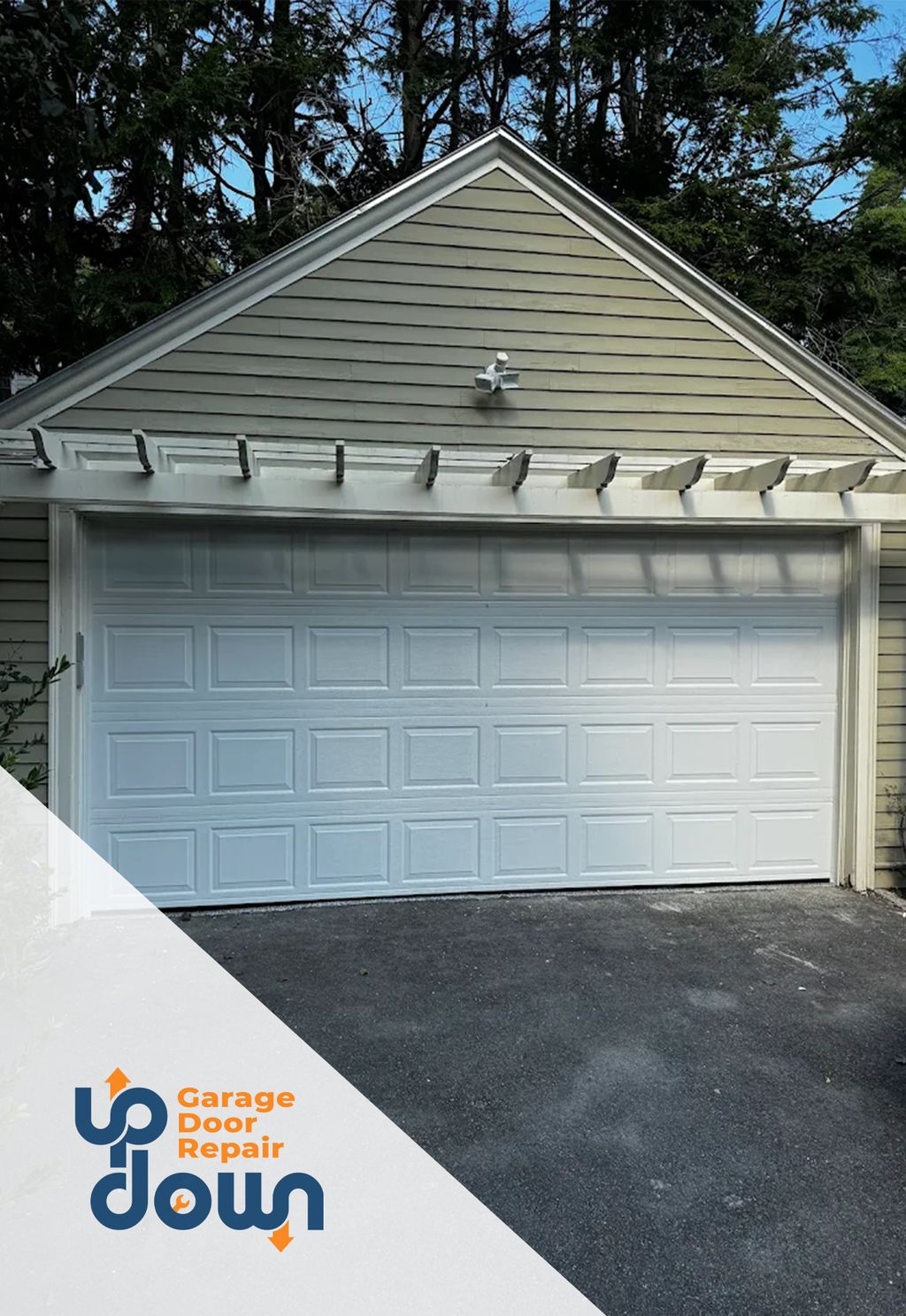 Completed 16'x7' Non Insulated Garage Door
