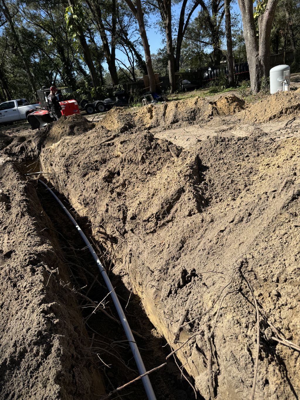 electrical conduit installations underground 