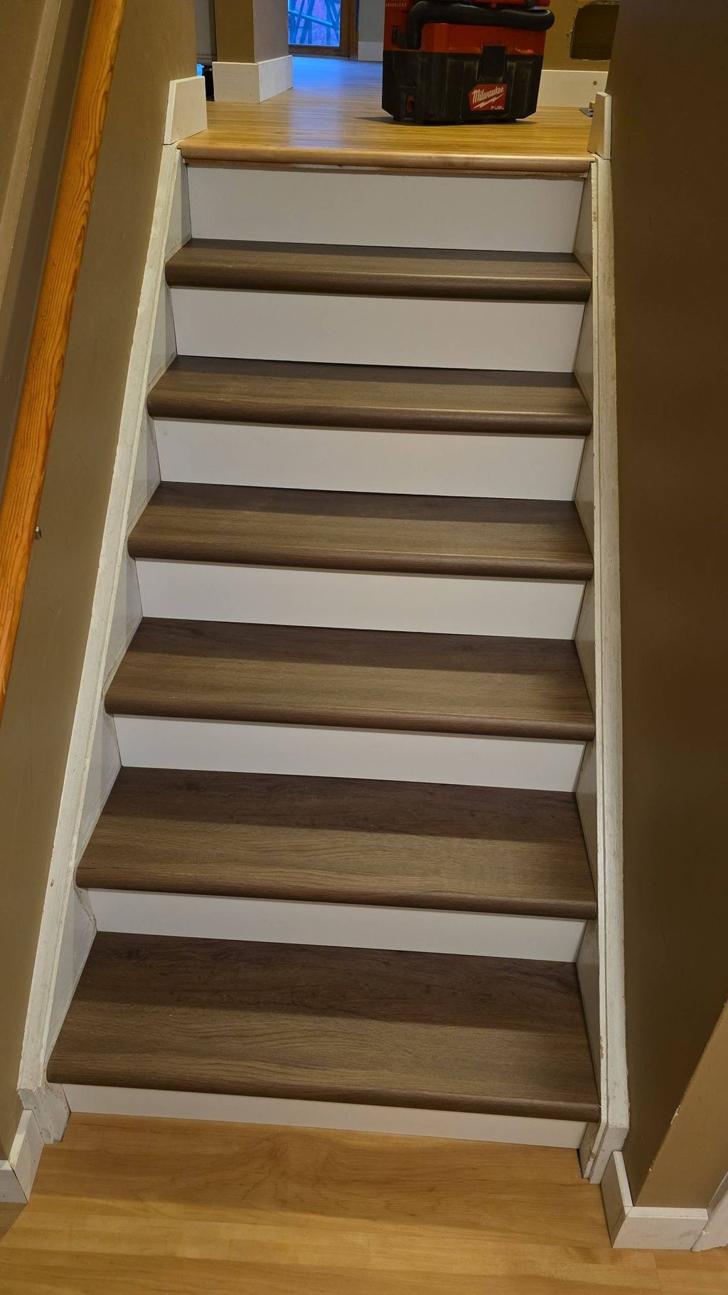 stair tread/riser install