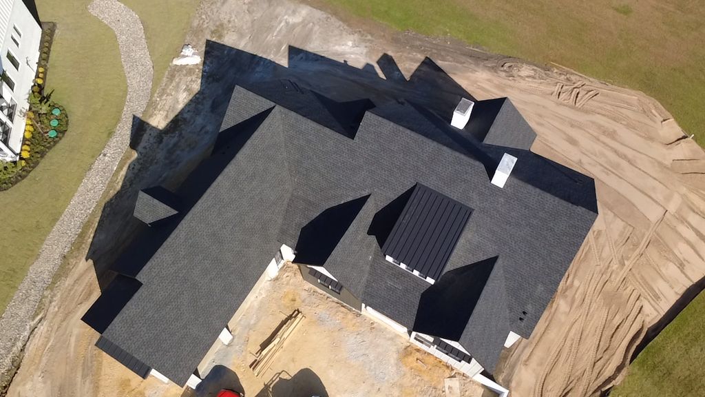 Amazing areal view of this new construction custom