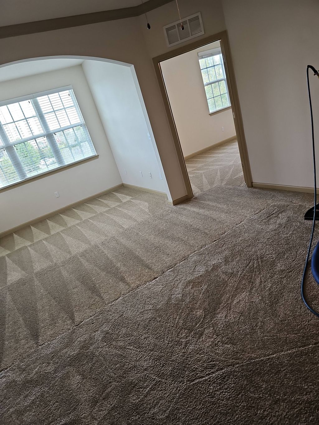 Steam clean before move in 👌