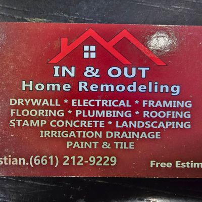 Avatar for in & out construction