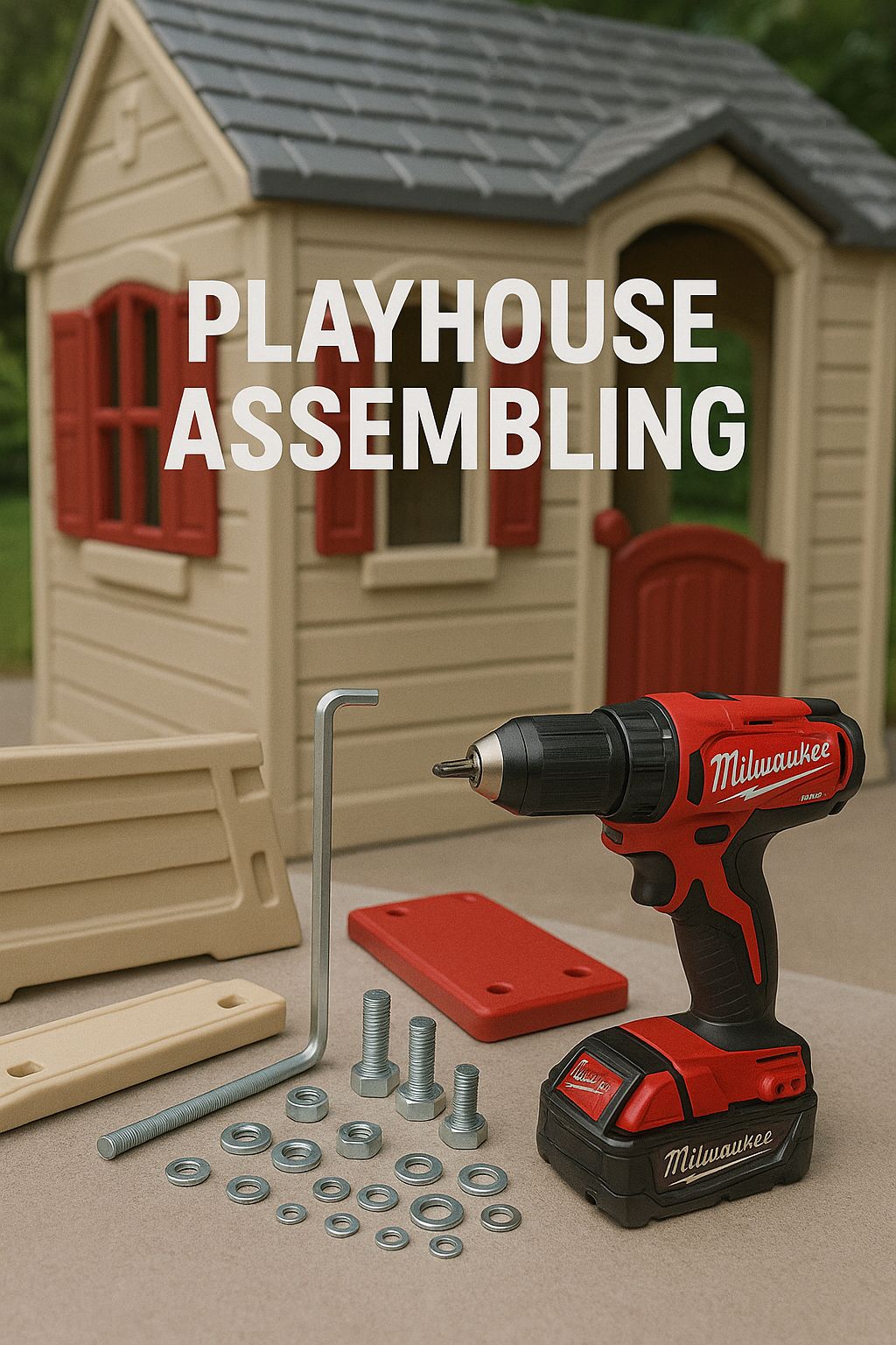 Playhouse assembling