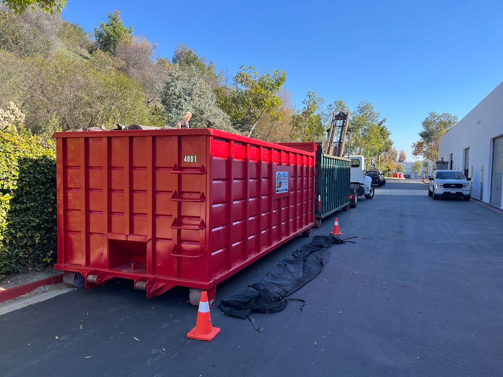 2 dumpsters ordered back to back so this clients c