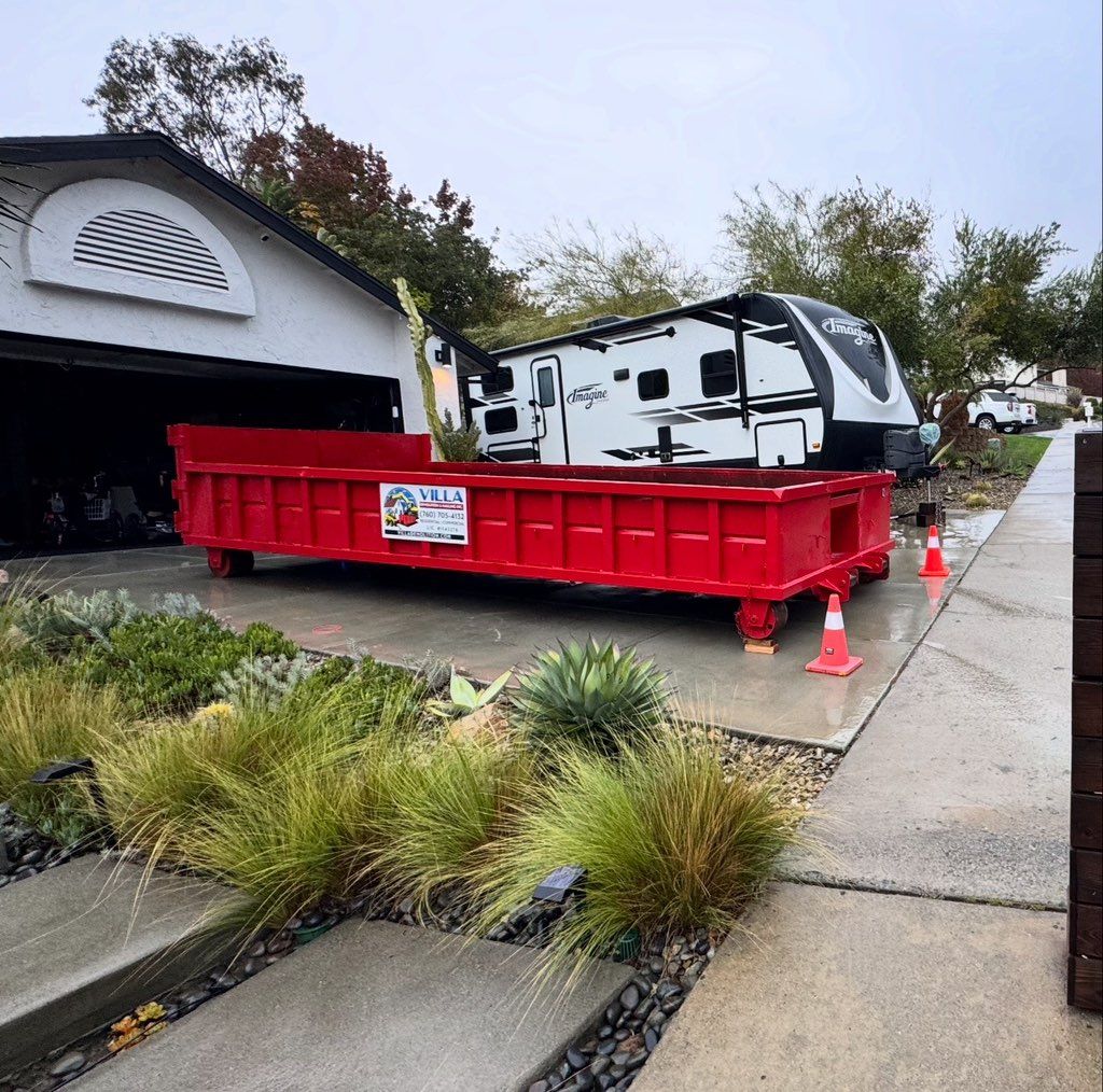 10 yard dumpster for dirt removal 4 day rental. Th
