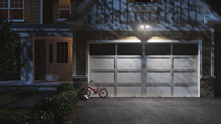 Residential garage motion activated detection.