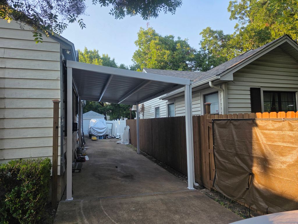 Patio cover and fence and gate install