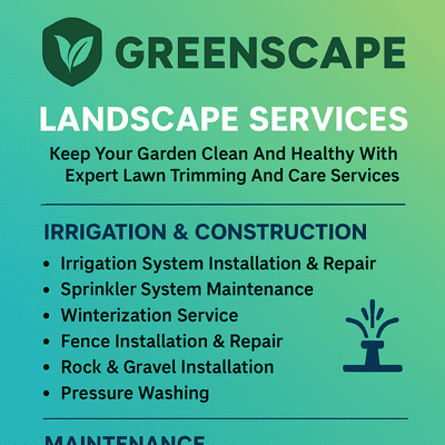 Avatar for GREENSCAPE LANDSCAPE SERVICES